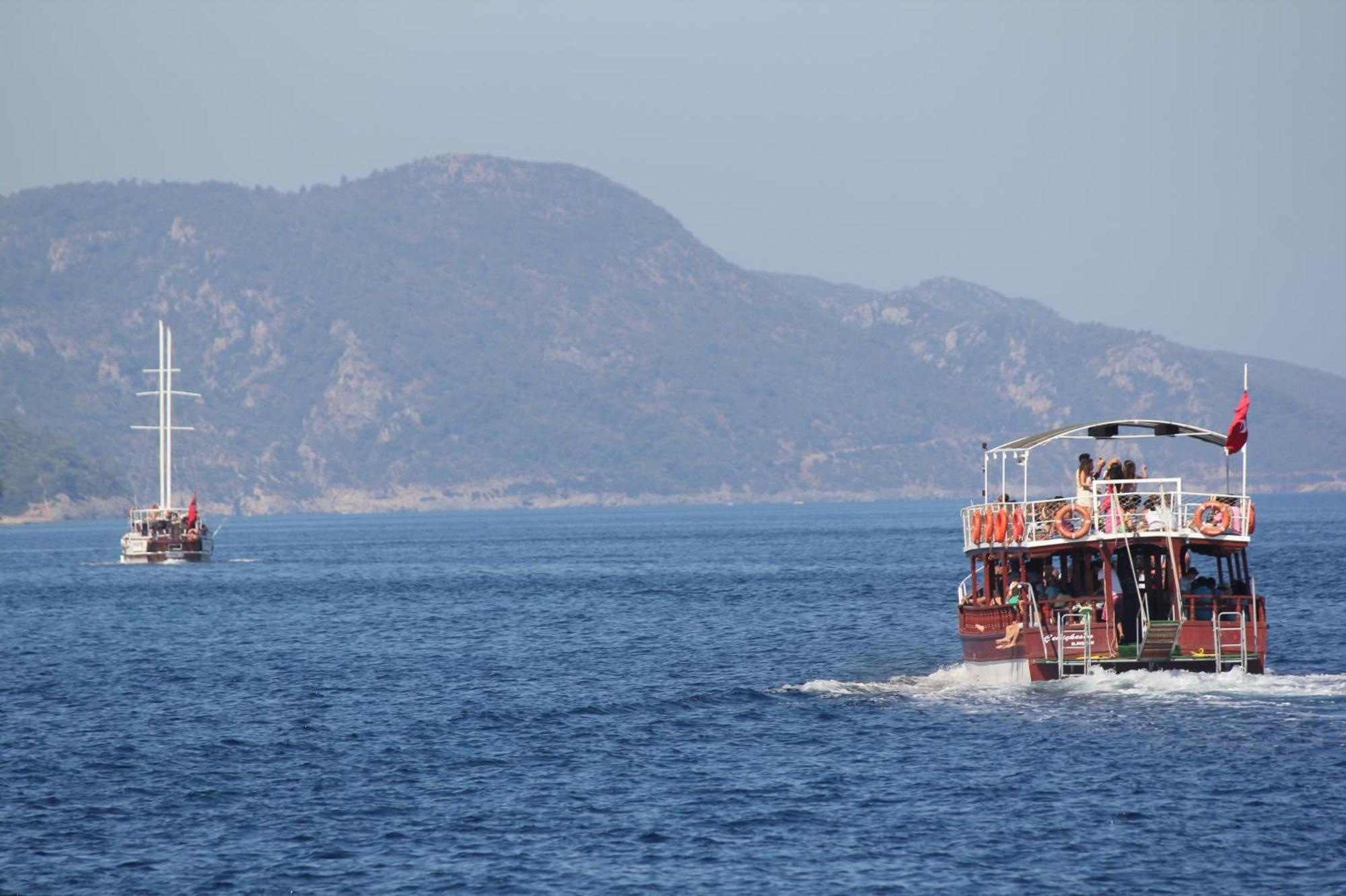 Samos Apart Pension Guzelcamli Bagian luar foto